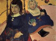 Paul Gauguin, two children
